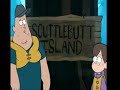 Gravity Falls Dude check it our butt island for 1 Hour