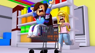 TRAPPED IN THE SUPERMARKET FOR 24 HOURS! (Roblox)