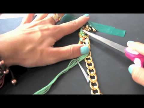 Watch DIY~ Woven Chain Bracelet ✿