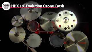SABIAN 18" HHX Evolution O-Zone Crash Video Demo