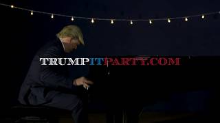 Trump sings and plays piano