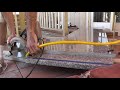 How To Install Granite Countertops On A Budget - Part 3 - Cut & Fit With A Circular Saw