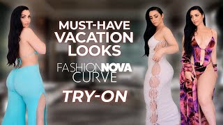 Must-Have Vacation Looks Try-On | FASHION NOVA CURVE