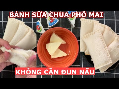TỔNG HỢP TIKTOK Bánh sữa chua không đun nấu 2 thành phần