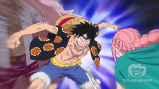 Luffy's epic entrance (Luffy saves Viola)