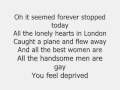 Robbie Williams-Love Supreme Lyrics