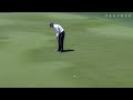 Matt Kuchar rolls in a 16-foot putt for birdie at RBC Heritage