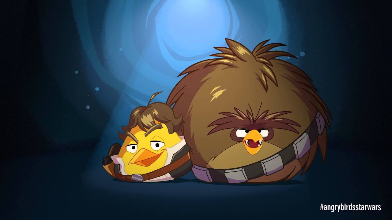 Angry Birds Star Wars Han Solo & Chewie exclusive