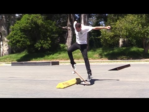 KICKFLIP OVER A PARKING BLOCK | LANCE LIVE SKATE SUPPORT