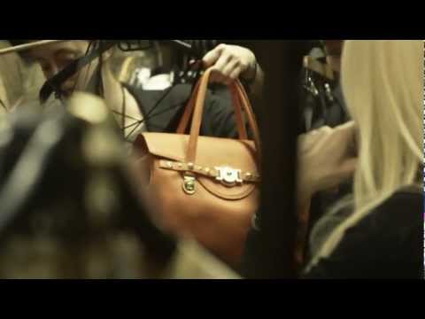 Backstage at Versace Spring Summer 2013 Advertising Campaign