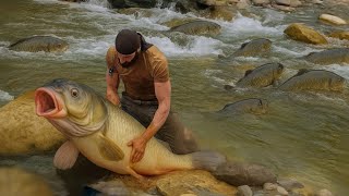 He Caught A Big Fish While He Was Sleeping In His Bed.