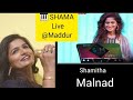 Shamitha Malnad Live/SHAMA Live /@Madduru/Shorts/Singer/Composer/LadyRockstar