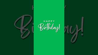 Happy Birthday Text Animation Green Screen #Greenscreen #Happybirthday #Textanimation #Birthday