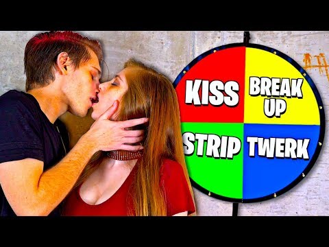 Spin the MYSTERY Wheel Challenge w/ GIRLFRIEND! (1 Spin = 1 Dare)