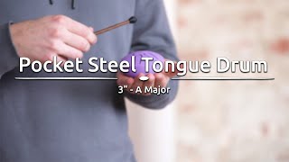 Pocket Steel Tongue Drums, Purple, A Major, Lotus Flower - PSTD1PLF - Meinl Sonic Energy