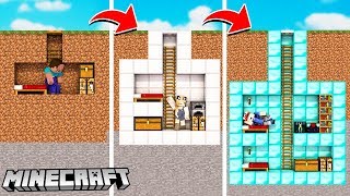 MINECRAFT - SEKRETNY DOMEK OD NOOB DO PRO! | Vito vs Bella vs Noob
