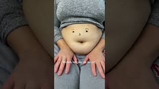 Y Asian Girl Belly Play Jiggle