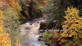 Video Autumn leaves Nana Mouskouri