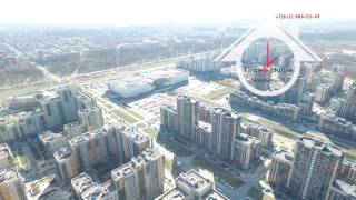 Видео Видео с высоты, Санкт-Петербург, Недвижимость, Петергофское шоссе от Time & Home, Петергофское шоссе, Санкт-Петербург, Россия