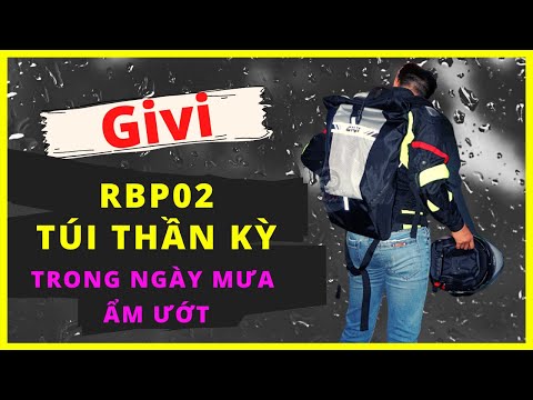 Givi RBP02 chiếc túi thần kỳ trong những ngày mưa ẩm ướt | Waterproof bag