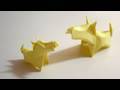 Origami Dog (page 1). YouTube Halloween Video Tutorials