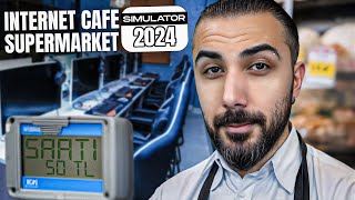 İŞLER BÜYÜYOR! (2. BÖLÜM) İNTERNET CAFE SUPERMARKET SİMULATOR | Barış Can