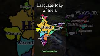 Language Map Of India