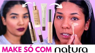 Preparação De Pele Só Com Natura - Base Sérum, Iluminador Líquido, Primer Blur, Corretivo Aquarela..
