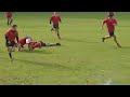 Title:Rugby U19 Nederland - Rusland EK 2007 Description:Rusland -- Nederland EK U19 2007 (ruststand 5-6, eindstand 27-6) Na een half uur spelen stond Nederland voor met 6-0 door twee benutte penalty kicks. Een sensatie leek in het verschiet! Vlak voor rust wist Rusland echter toch nog een try te scoren waardoor halverwege de stand 6-5 voor Nederland werd bereikt. In de tweede helft hervatte het sterke Rusland zich en wist Nederland terug te dringen. Door drie achtereenvolgende try's werd de achterstand te groot. Oranje hervond zich in de slotfase ...