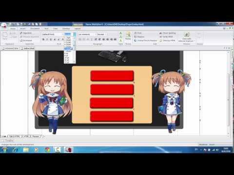 การนำไฟล์ PSD ที่แปลงเป็นไฟล์ HTML แล้วมาสร้างบน Namo Webeditor