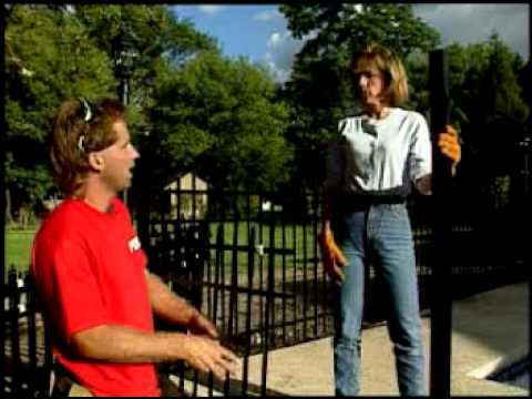 Delgard Aluminum Fence Installation