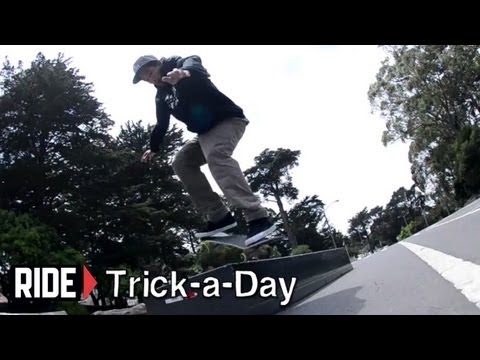 How-To Frontside Nosegrind 180 With Adrian Williams - Trick-a-Day