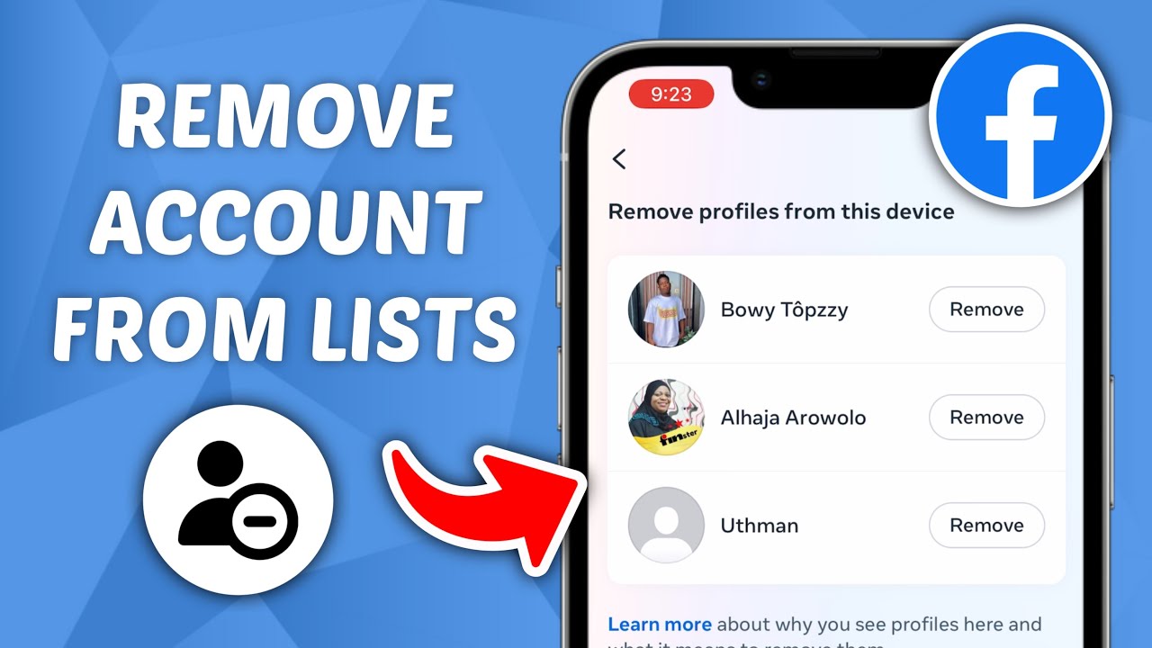 How to Remove Facebook Account from Account Lists How to Remove Facebook Account from Account Lists