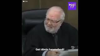 Genç Kız Mahkemede Hakime Hakaret Ediyor