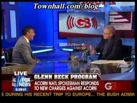 ACORN Natl Spokesman Gets Kicked Off The Set By Glenn Beck