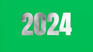 Green Screen 2024 New Year Animation | 4K | Global Kreators