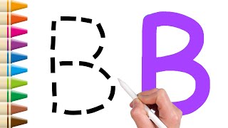 Abc For Kids Learn Alphabet How To Write Alphabets Along Dotted Lines Learn Words