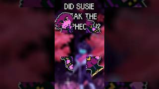 Did Susie Break The Prophecy??