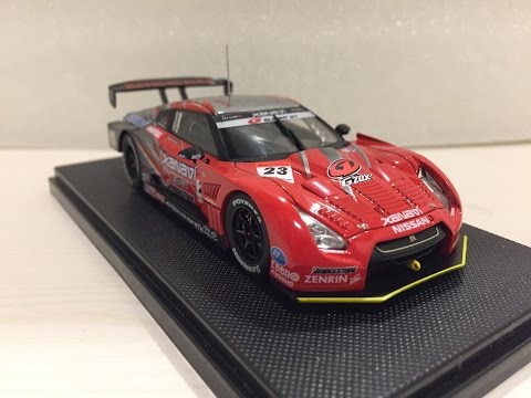 1/43 Ebbro XANAVI NISMO GTR 2008 Champion 1/431/43EbbroGT-R Super GT500 2008 Champion! Subscribe to watch more videos!!!