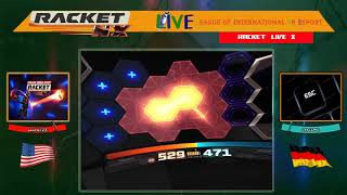 Racket NX LIVE league | Season 1 | Week 1 | lancej.23 Vs lescapel