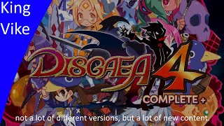 Differences in versions: Disgaea 4