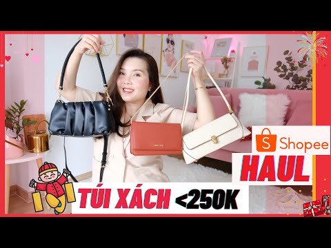 SHOPEE HAUL | TÚI XÁCH DƯỚI 200K | KẸP NÁCH SIÊU XỊN SIÊU XINH