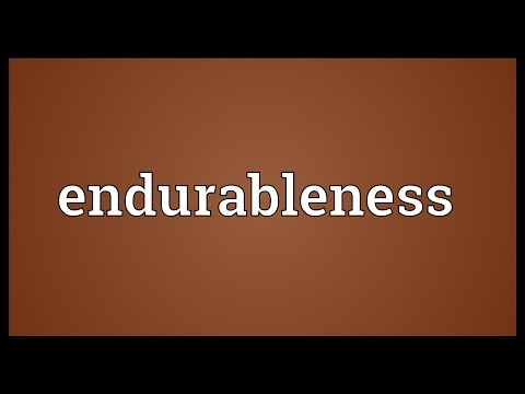 Header of endurableness