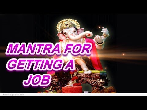 Ganpati Mantra For A Desired Job