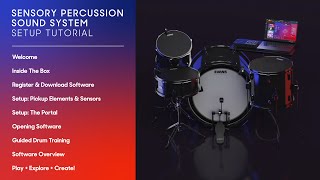 EVANS Hybrid Sensory Percussion Sound System: How To / Setup Tutorial