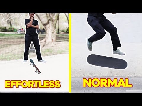 MOST Effortless Skateboard Tricks!