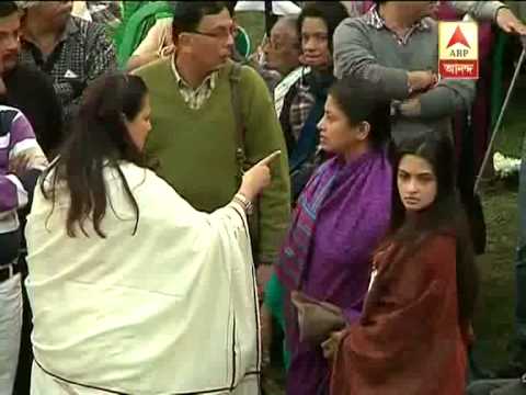 Mithun Chakraborty partipates at Suchitra Sens last rite