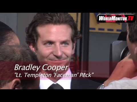 The A Team premiere with Bradley Cooper Jessica Biel Liam Neeson 