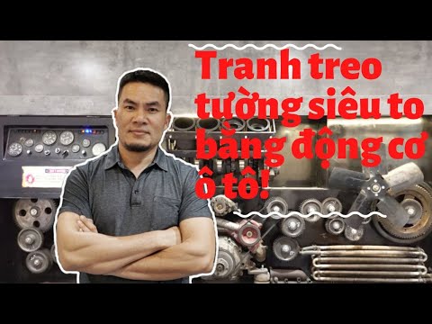 Dân chơi Việt làm tranh treo tường chuyển động bằng phụ tùng ô tô Kamaz