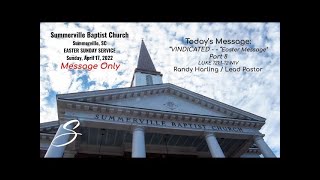Easter 2022 Sermon at Summerville Baptist